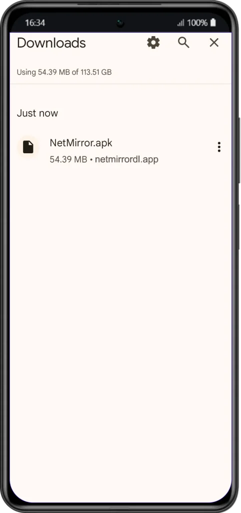 Step 2 Download the Netmirror APK